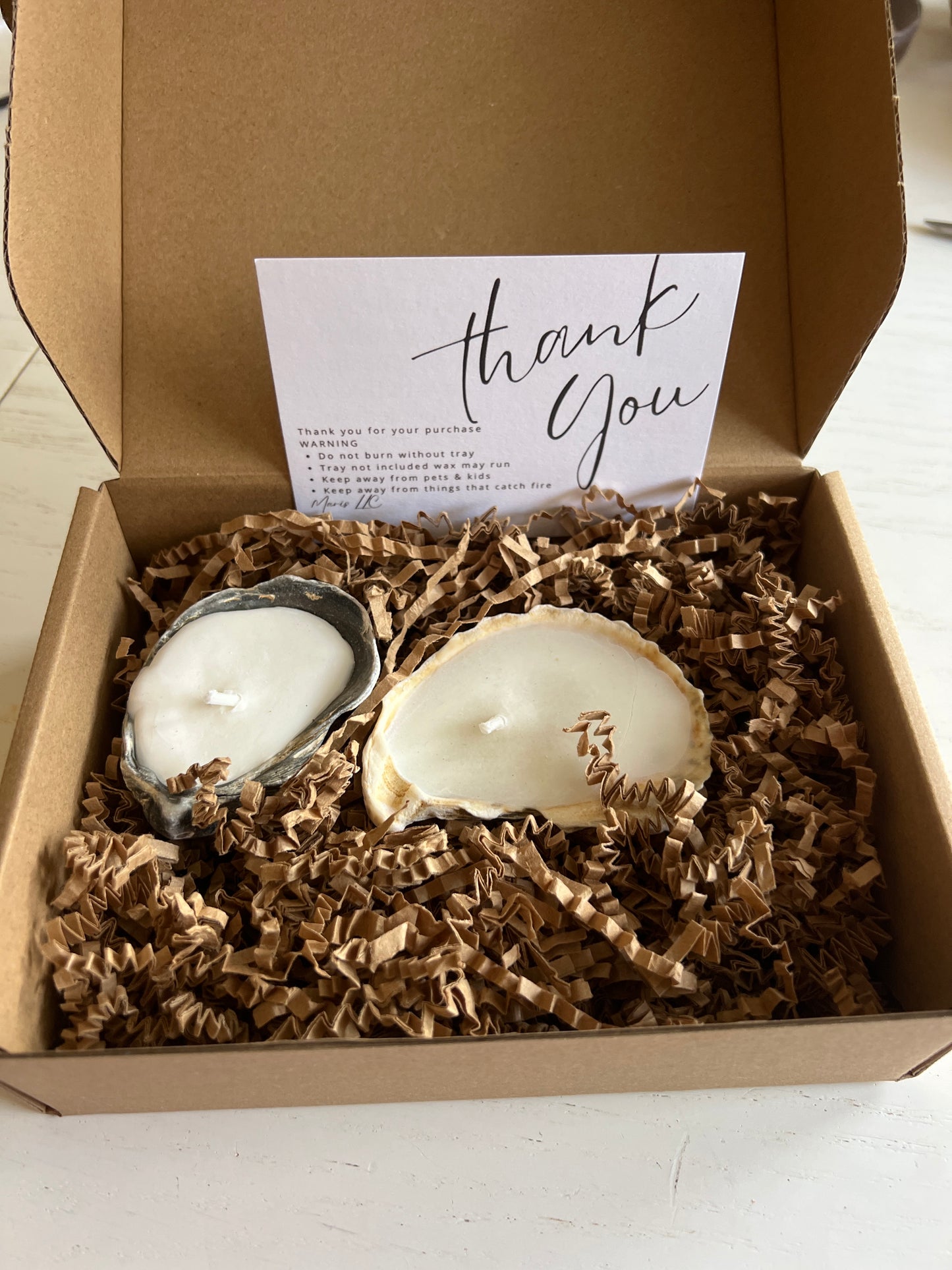 Natural soy wax pair