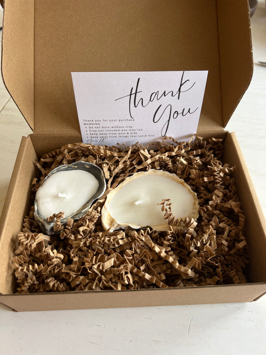 Natural soy wax pair