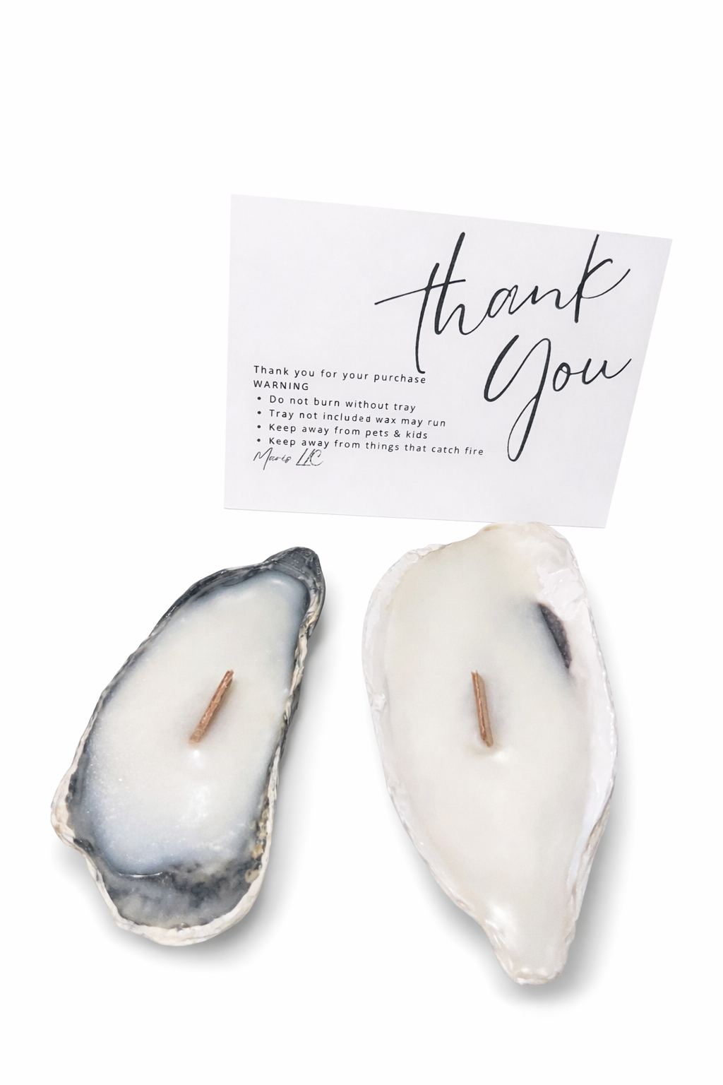 Natural soy wax pair