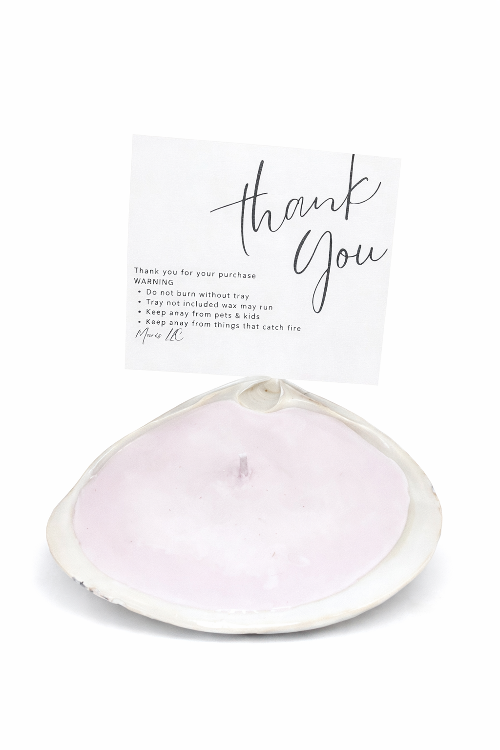 Light pink single wick